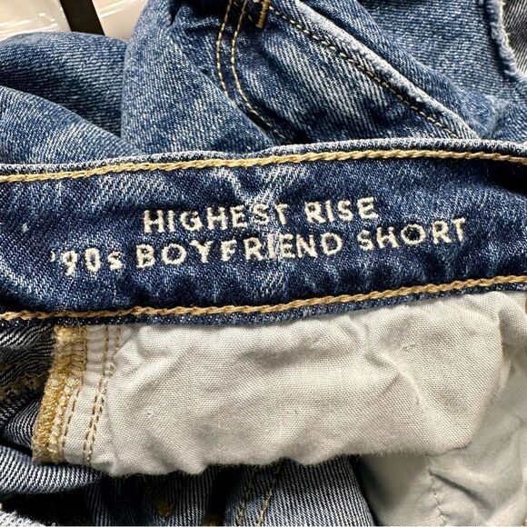 AE Highest Rise 90’s Boyfriend Denim Shorts - Picture 4 of 5